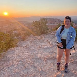 Baggy Light-Wash Leather Jacket